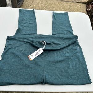 Smartwool Active Leggings women’s 4X nwts teal